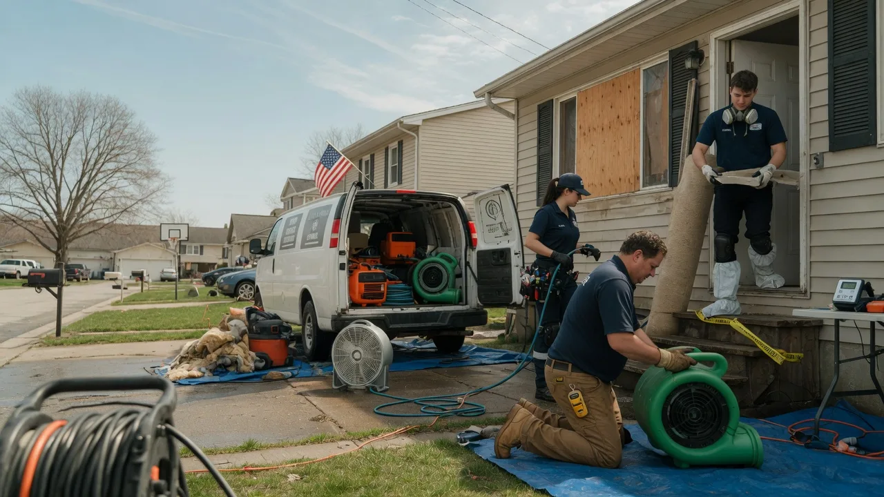 Water Damage Restoration in Bluford, IL near me